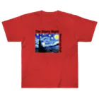 art-laboratory 絵画、芸術グッズのゴッホの星月夜 Tシャツ Heavyweight T-Shirt