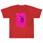 工房ＨＡＮＺＯＵのラフ画 No.2 PINK ヘビーウェイトTシャツ