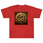 hitoshi777の金運上昇！　最強の富の象徴『黄龍』 ヘビーウェイトTシャツ