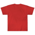 LalaHangeulのSeahorse Dad　グリーン　バックプリント Heavyweight T-Shirt