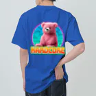 てくのちゃんのHARDCOREピンクのクマちゃん ヘビーウェイトTシャツ