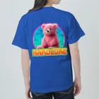 てくのちゃんのHARDCOREピンクのクマちゃん ヘビーウェイトTシャツ