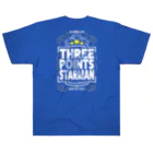 なー＠No.169のTHREE POINTS STARMAN × monstro コラボＴシャツ（濃色） Heavyweight T-Shirt