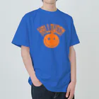サトオのハロウィンオレンジ文字かぼちゃ アーク ジャック・オー・ランタン Heavyweight T-Shirt
