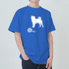 bow and arrow の柴犬 ヘビーウェイトTシャツ