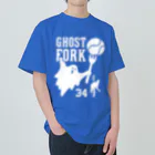 オノマトピアのお化けフォーク（GHOST FORK）ゴーストフォーク ヘビーウェイトTシャツ