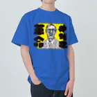 北風のゼリーのおじさんのメガネ革命（カラー） ヘビーウェイトTシャツ