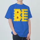 LalaHangeulのハニカム構造(BEE） ヘビーウェイトTシャツ