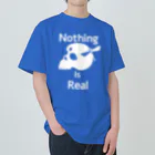 『NG （Niche・Gate）』ニッチゲート-- IN SUZURIのNothing Is Real.（白） Heavyweight T-Shirt