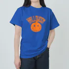 サトオのハロウィンオレンジ文字かぼちゃ アーク ジャック・オー・ランタン Heavyweight T-Shirt