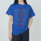 中華呪術堂（チャイナマジックホール）の【赤】チャイナボタン【背景・金】 ヘビーウェイトTシャツ