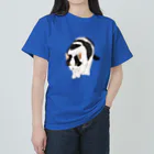 小鳥と映画館の狙うネコ Heavyweight T-Shirt