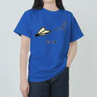 脂身通信Ｚの紙ヒコーキ♪230312 ヘビーウェイトTシャツ