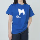 bow and arrow の柴犬 ヘビーウェイトTシャツ