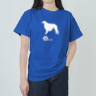 bow and arrow のボルゾイ ヘビーウェイトTシャツ