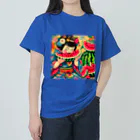 日本の風景 COOL JAPANの日本の風景:甘いスイカ、Japanese scenery: sweet watermelon ヘビーウェイトTシャツ