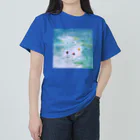 ノザキ-Nozakiの波紋を広げるてんとう虫 ヘビーウェイトTシャツ