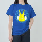 LalaHangeulのコンゴウフグ　ハングルデザイン(サークル) ヘビーウェイトTシャツ