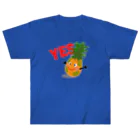 MZグラフィックスのパイナップル　YES ヘビーウェイトTシャツ