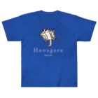 Hanagara animal cafeのモモンガと花柄アニマルカフェのロゴ入り。 Heavyweight T-Shirt