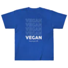 Let's go vegan!のBecause I give a **** ヘビーウェイトTシャツ