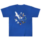 エダマメトイチ雑貨店のI love birds D 特大   ヘビーウェイトTシャツ