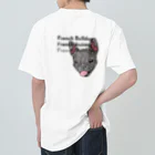 DOG FACEのフレンチブルドッグ【わんデザイン 6月】 ヘビーウェイトTシャツ