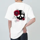 yuki-tsubakiのBetty skull 花 ヘビーウェイトTシャツ