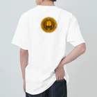 刺青 彫虎ARTの彫虎オリジナルステッカー風プリント Heavyweight T-Shirt