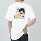 午前3時(3:00am)SHOP🍒のカセットプレーヤー×女の子📼 ヘビーウェイトTシャツ