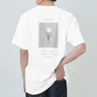 rilybiiのpeach belly milk tea × sugar Tulip* Message Heavyweight T-Shirt