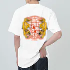 NKRNSのNKRNS - (フロント ロゴ / バック シーサー） ヘビーウェイトTシャツ