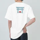 HI-IZURUのHI-IZURU（黒文字）ちょこっとKO-GO-SHI-Tシャツ Heavyweight T-Shirt