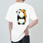 Ｗanyama Zoo〜パンダ多め〜の順番待ちのパンダたち ヘビーウェイトTシャツ