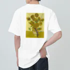 HermannStrasseのゴッホとニシアフリカトカゲモドキ：バックプリント Heavyweight T-Shirt