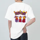 GOODS SHOP【そぞろな小窓】 SUZURI店の[バックプリント]【本番まであと何日？】 Heavyweight T-Shirt