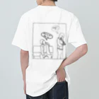 プールのDAMARESHI(白) ヘビーウェイトTシャツ