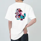 kyo-trendの京都クラフトコーラ(TAGRO先生コラボ)薄地色バックプリント ヘビーウェイトTシャツ