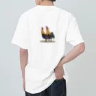 しもべ(鶏勉強中)の穴掘り鶏ブルドーザー Heavyweight T-Shirt