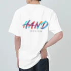 HAND_design_2023のHANDロゴ(グラデーション) ヘビーウェイトTシャツ