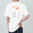 shizuka_mirinの鏡餅ネコ Heavyweight T-Shirt