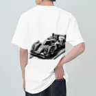 shinsuke114のシャープなデザインのスポーツカー ヘビーウェイトTシャツ