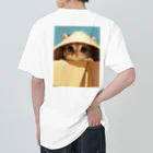 AQUAMETAVERSEの箱からのぞいている子猫　ラフルール　1859 Heavyweight T-Shirt