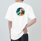 商店harrarの宇宙犬（犬海君） Heavyweight T-Shirt