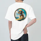 Surfing Dogの波乗りトイプードル Heavyweight T-Shirt