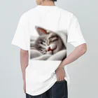 kangekiのお昼寝にゃんこNo.4 Heavyweight T-Shirt