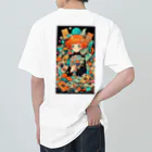 AQUAMETAVERSEのトランプ占いの少女 アメジスト 2846 ヘビーウェイトTシャツ