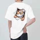 senseCtrlSの飛び出せ！とらおくん！ Heavyweight T-Shirt