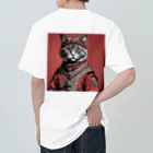 hogarakuの縄文猫 ヘビーウェイトTシャツ