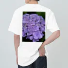 yurisacinの紫陽花（紫） ヘビーウェイトTシャツ